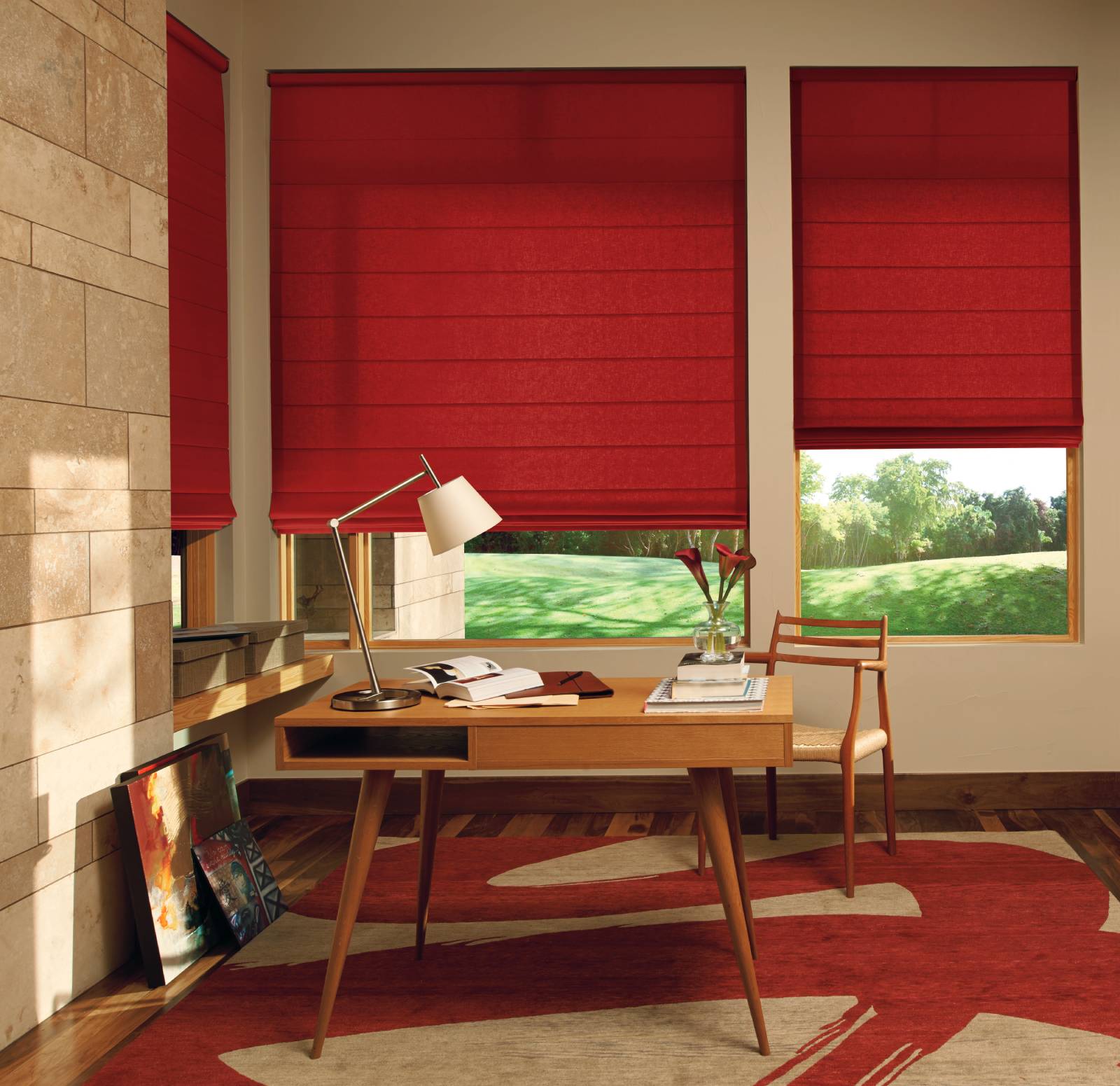 Roman Shade Window Covering